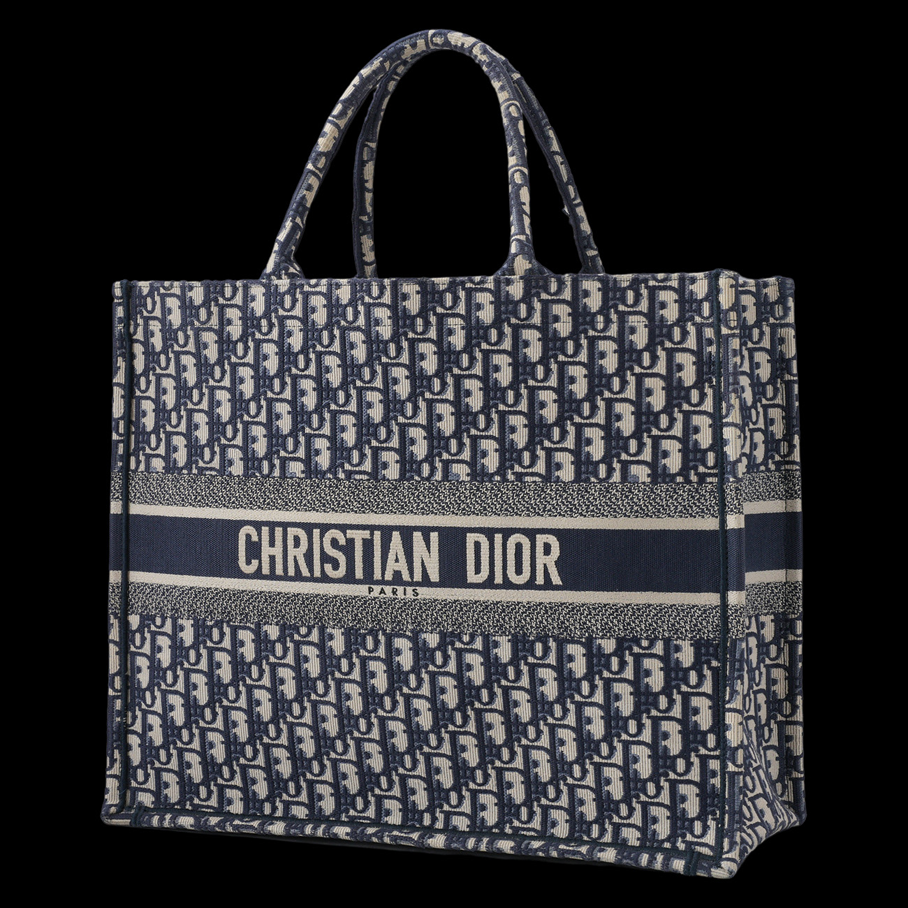 CHRISTIAN DIOR(USED)디올 오블리크 북토트백 라지